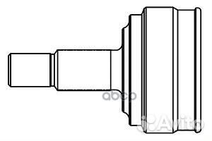 Шрус nissan primera P12 1.6-1.8 01-07 нар. +ABS