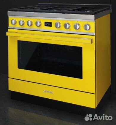 Варочный центр smeg CPF9gmyw+вытяжка KPF9YW