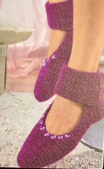 Книга о вязания тапочек