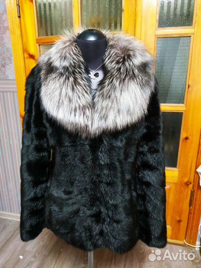 Шуба норковая поперечка 46 48