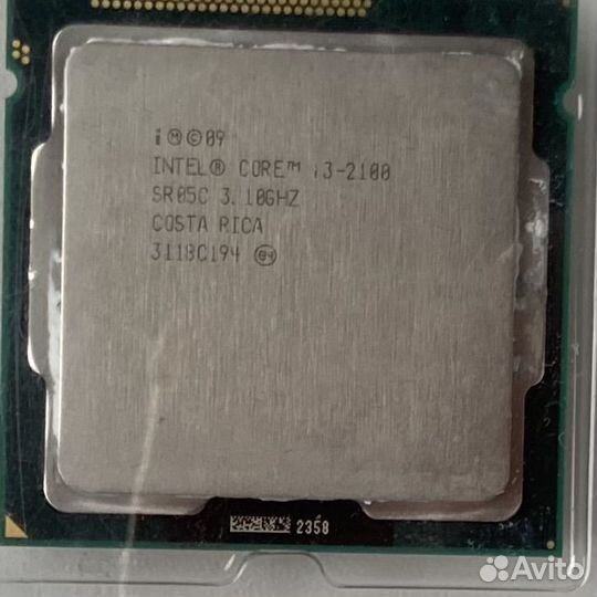 Процессор intel core i3-2100