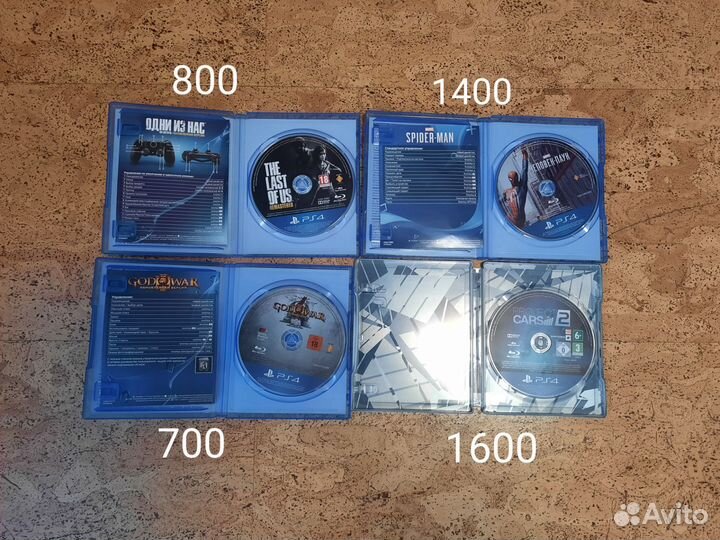 Игры ps4(Spider-Man 2018 и ещё 3 игры