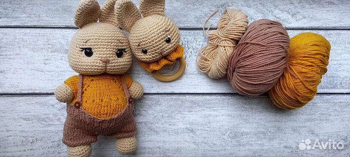 Игрушка вызаная. Подарочный набор. Амигуруми