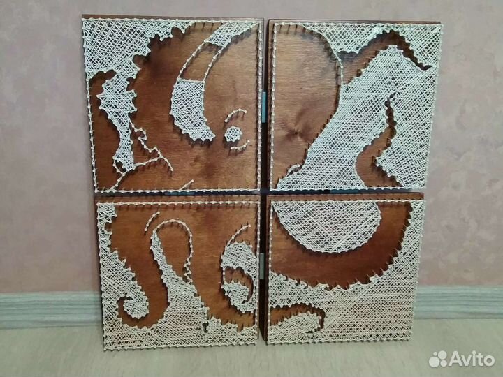 Картины в стиле String-art
