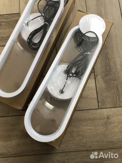 Светильник подвесной белый (2 шт)