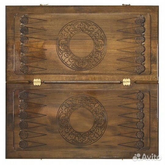 Нарды резные Звездный овен 61 х 61 см бук Армения 62636