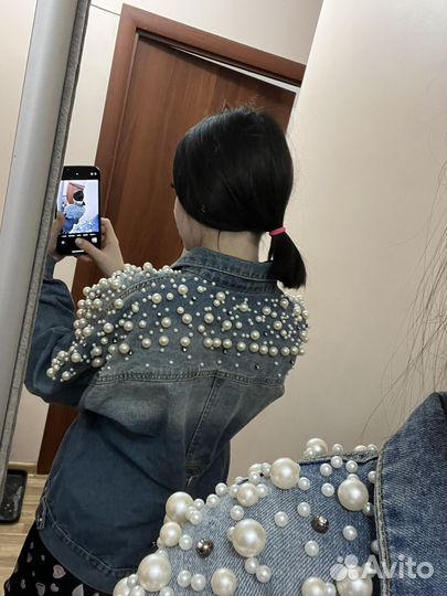 Джинсовая куртка женская