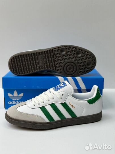 Кеды Adidas Samba OG White Green