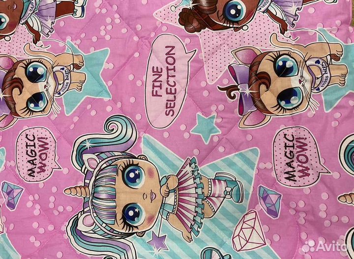 Одеяло детское в кроватку 110/140