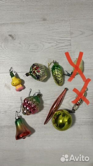 Елочные игрушки СССР