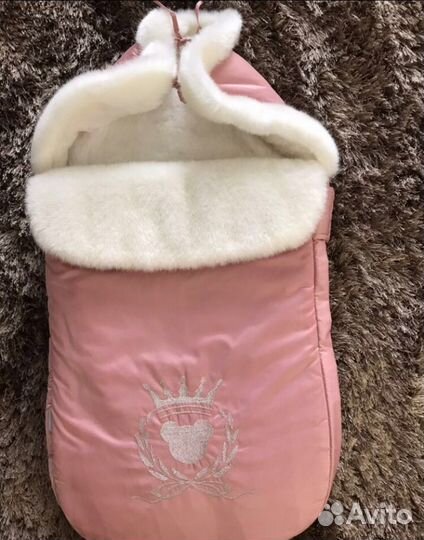 Конверт на выписку зимний для девочки