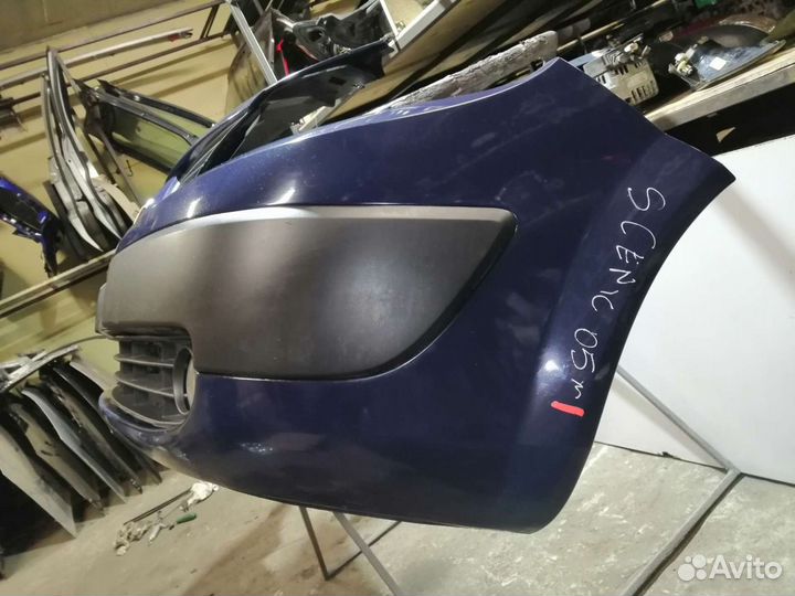Бампер передний Renault Scenic 2 дорестайл
