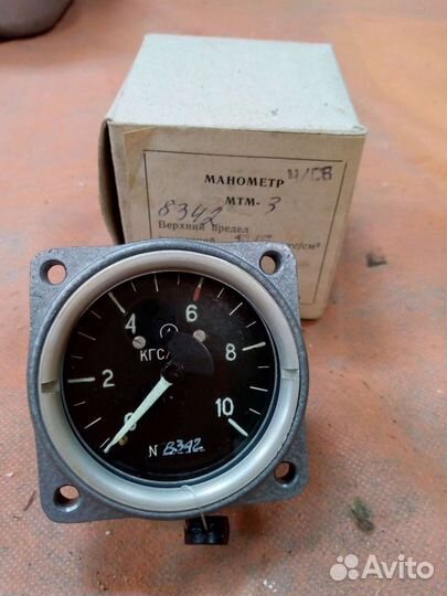 Манометр мтм-3 с осевым штуцером