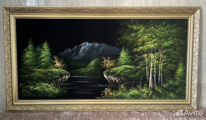 Картина на бархате