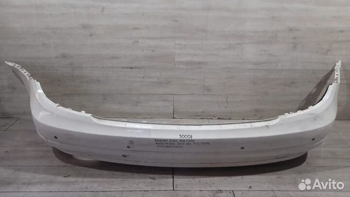 Бампер задний под парктроники Mercedes C Classe