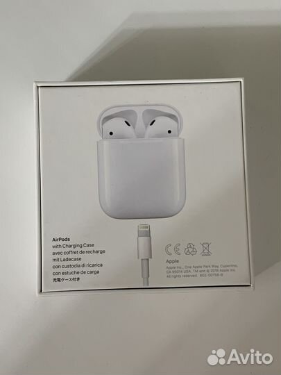 Наушники apple airpods 2 оригинал