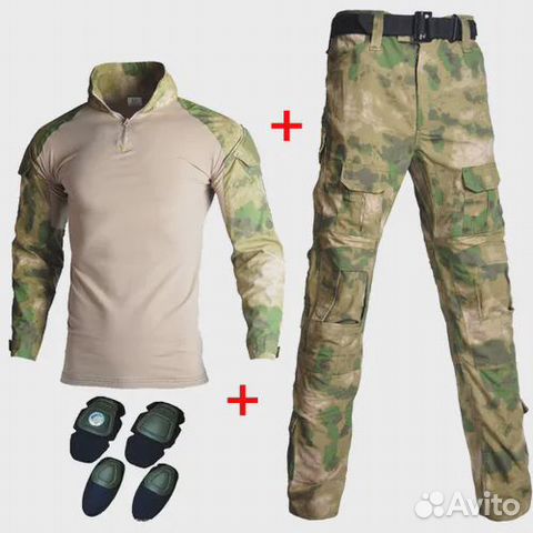 Тактическая форма с наколенниками и налокотниками