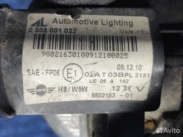 Фара противотуманная птф Mini Countryman R60