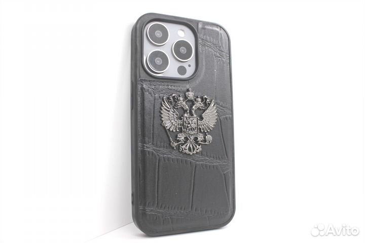 Чехол на iPhone 15 Pro с Гербом России