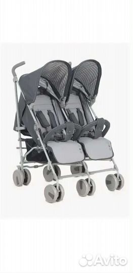 Коляска трость для двойни