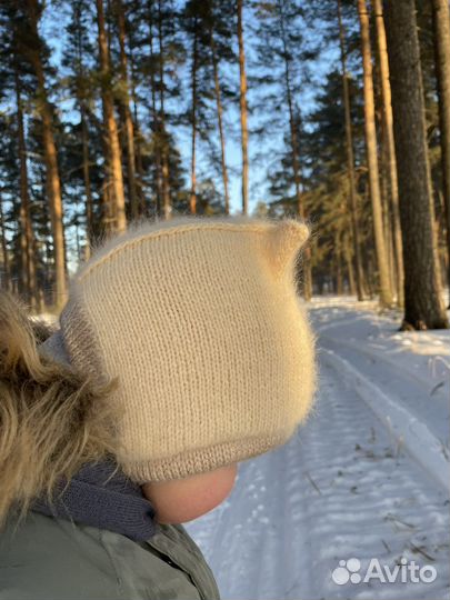 Детский чепчик с ушками