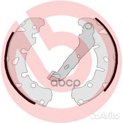 Колодки тормозные барабанные зад mazda 2 DY 03