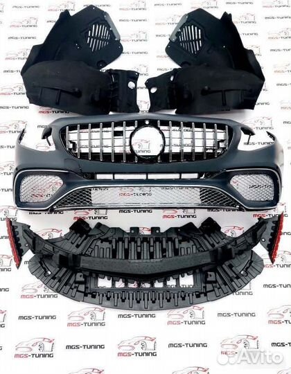 Передний бампер S65 рест Mercedes S-coupe C217 AMG