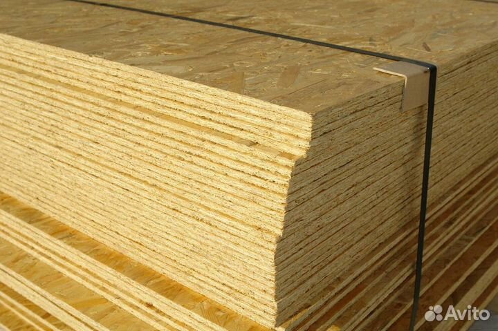 Осб (osb осп-3) 9 мм плита калевала, кроношпан