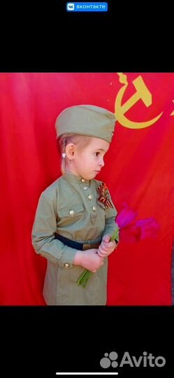 Военная форма для девочки 92-98