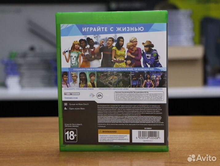 The Sims 4 (xbox ONE, рус, бу)