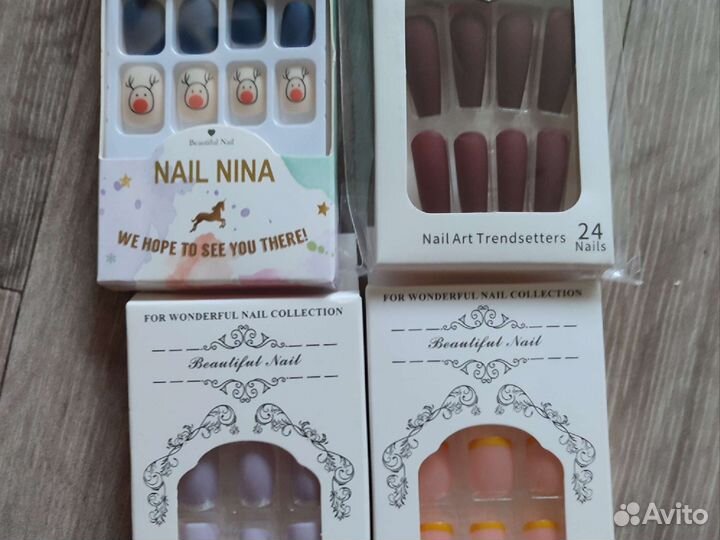 Накладные ногти с клейкой лентой Shein