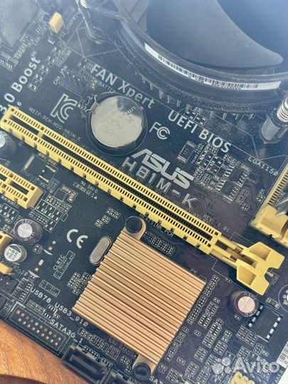 Intel core i5, 16GB озу, asus H81M-K