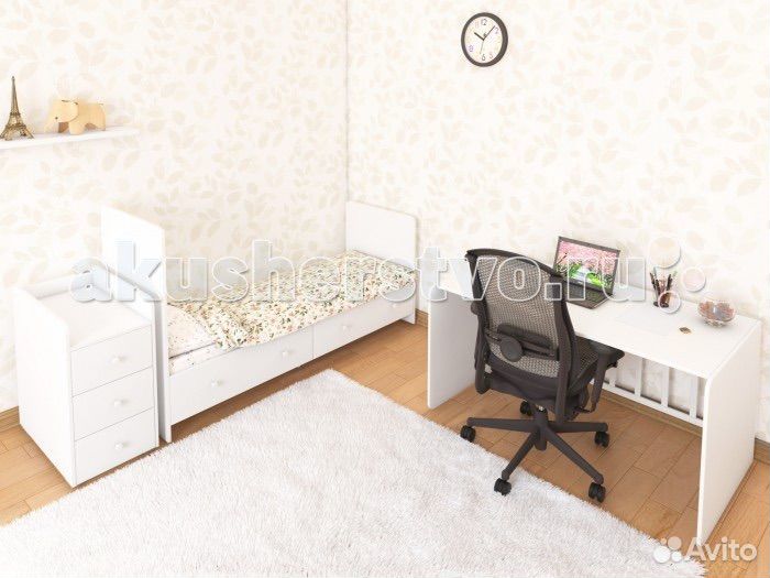 Детская Кровать трансформер с маятником