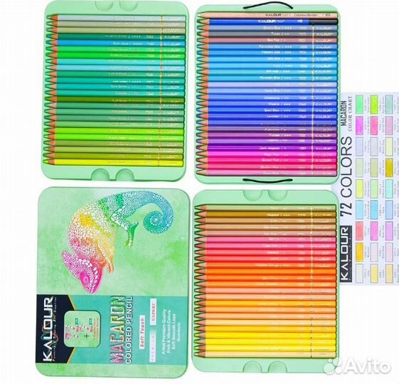 Карандаши цветные масляные 72 шт