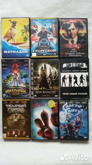 DVD фильмы 40 шт цена за все