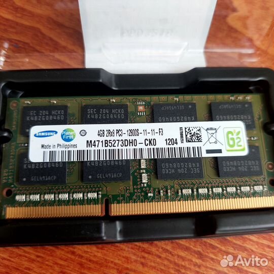 DDR 3 SO dimm для ноутбуков 4GB
