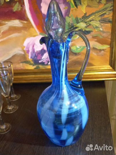 СССР цветное стекло бутыли штофы наборы