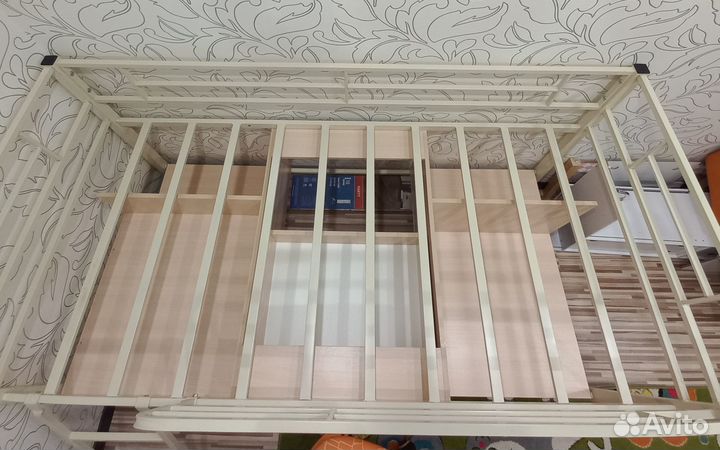 Металлическая Кровать-чердак Севилья