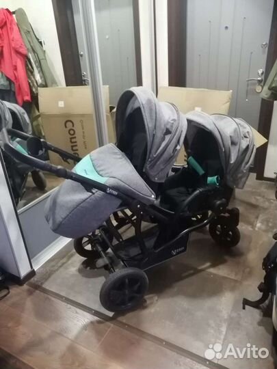 Коляска для двойни 2 в 1