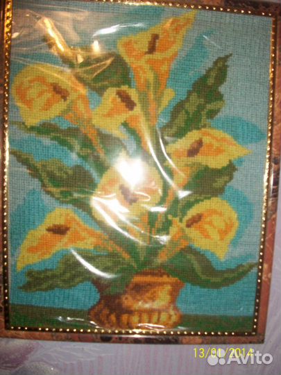 Картина вышитая крестом