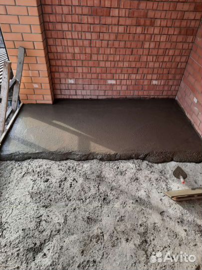 Ручная стяжка пола