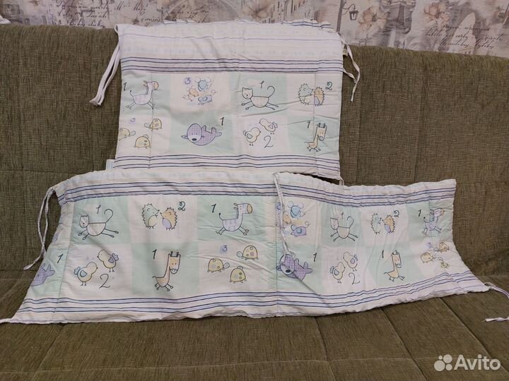 Бортики на кроватку