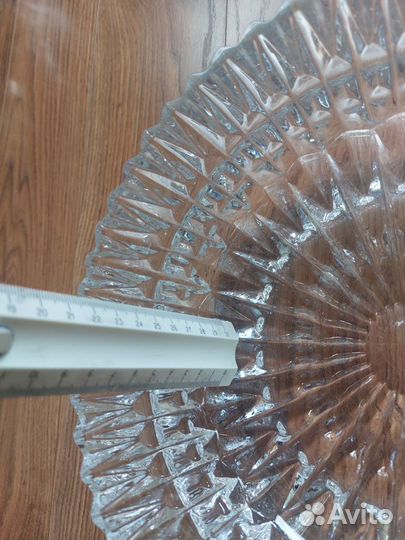 Ваза для фруктов, салатник, хрусталь