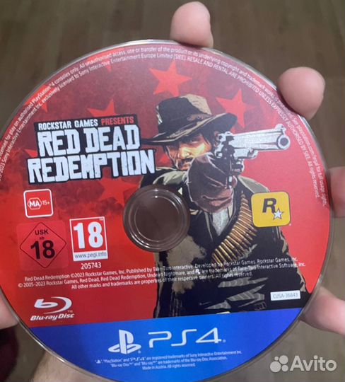 Red dead redemption 1 PS4/PS5 русский язык