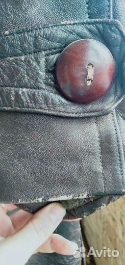 Плащ летчика 1930х г. кожаный