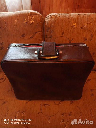 Чемодан кожа ретро СССР