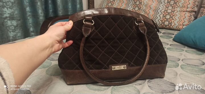 Сумка женская натуральная кожа бу