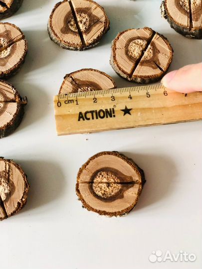 Спилы дерева для творчества 18 шт