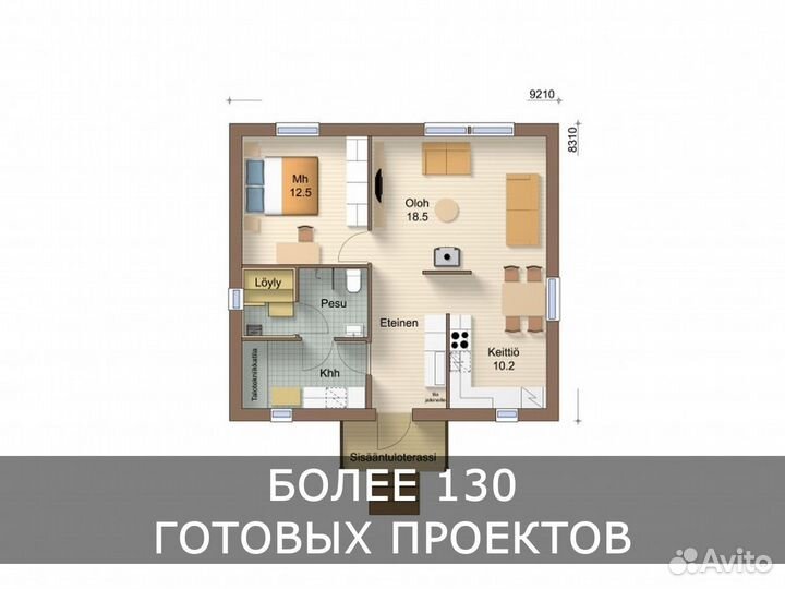 Каркасные дома одноэтажные от производителя