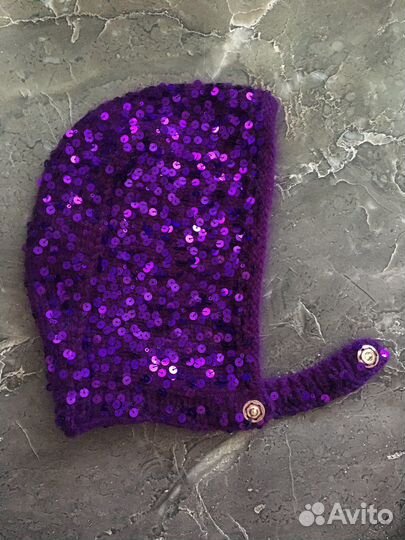 Чепчик с пайетками